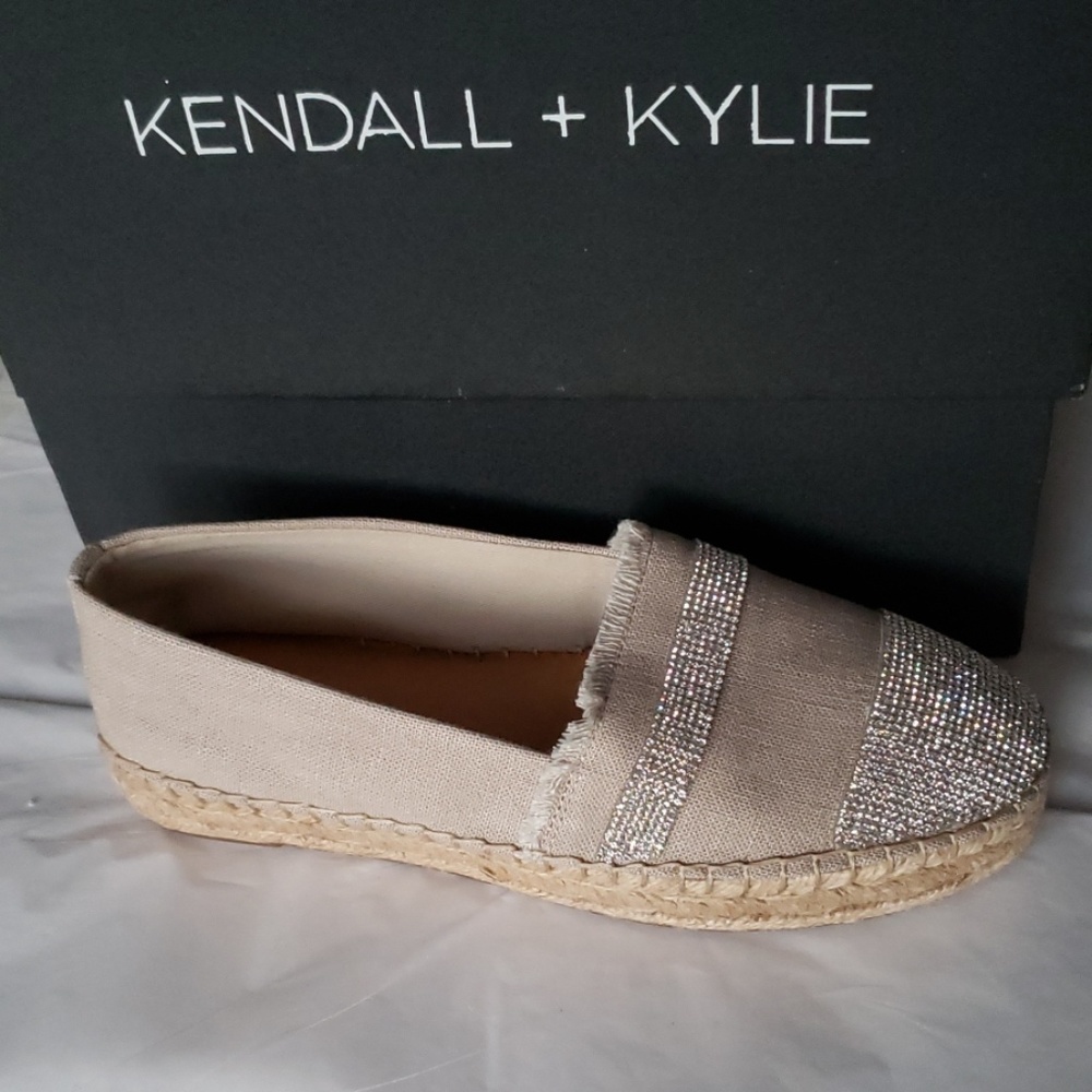 Kendall & Kylie JULES Jewel Espadrille Flats NEW - Picture 5 of 10